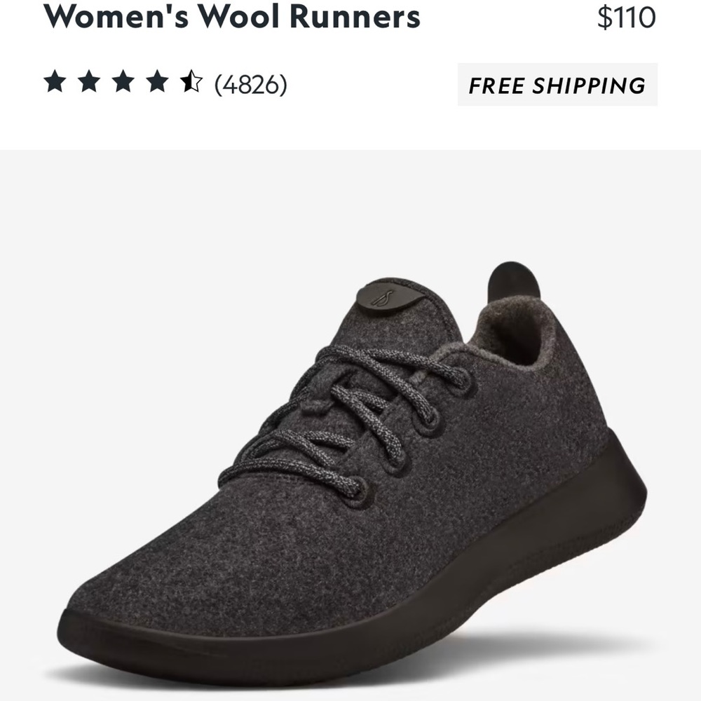 New Black Allbird Sneakers